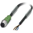 Phoenix Contact - Câble capt./act., 3 pôles, PUR, M12 mâle droit, Ext. Libre, A, 3 m
