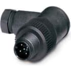 Phoenix Contact - Connecteur M12, codage A, mâle coudé, 5 pôles, à visser, Pg 9, diam. 6 à 8 mm