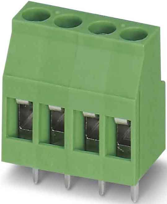 Phoenix Contact - MKDS 3/ 4 - Bornier C.I 4p, pas: 5 mm, 2.5 mm², 24 A, 400 V - MKDS 3/ 4