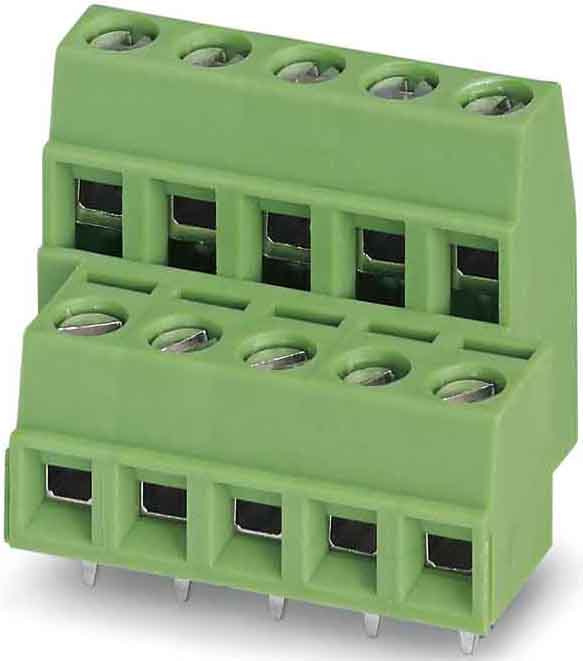 Phoenix Contact - Bornier C.I 2p, pas: 5.08 mm, 1.5 mm², 13.5 A, 400 V - MKKDSN 1,5/ 2-5,08