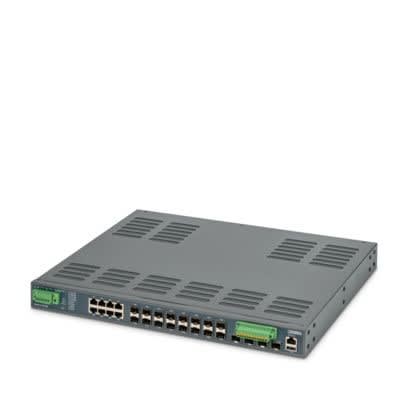 Phoenix Contact - Switch manageable 8 ports 10/100/1000 Mbit/s,20 ports SFP 1000 Mbit/s, 24VDC