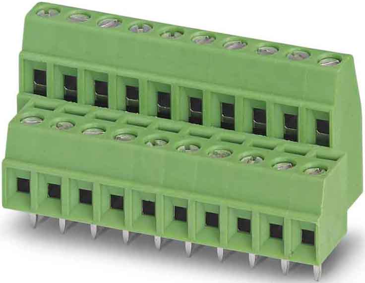 Phoenix Contact - Bornier C.I 8p, pas: 3.81 mm, 1 mm², 8 A, 200 V - MKKDS 1/ 8-3,81