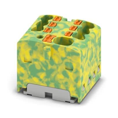 Phoenix Contact - PTFIX 4/6X1,5 GNYE - Bloc répartiteur PTFIX
