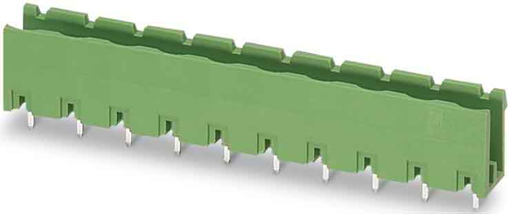 Phoenix Contact - Embase C.I 3p, pas: 7.62 mm, 2.5 mm², 12 A, 630 V - GMSTBV 2,5/ 3-G-7,62