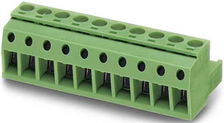 Phoenix Contact - Fiche débrochable 2p, pas: 5.08 mm, 2.5 mm², 12 A, 320 V - MSTBP 2,5/ 2-ST-5,08