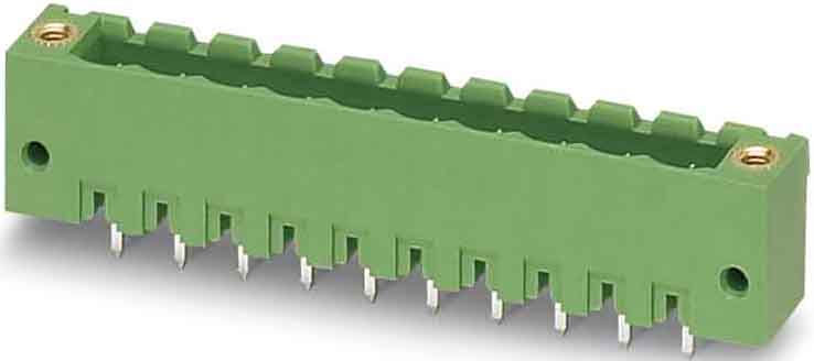Phoenix Contact - Embase C.I 2p, pas: 5.08 mm, 2.5 mm², 12 A, 320 V - MSTBV 2,5/ 2-GF-5,08