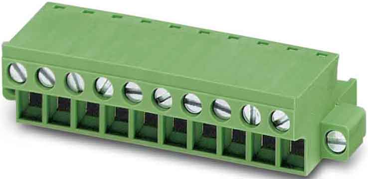 Phoenix Contact - Fiche débrochable 3p, pas: 5.08 mm, 2.5 mm², 12 A, 320 V - FRONT-MSTB 2,5/ 3-STF