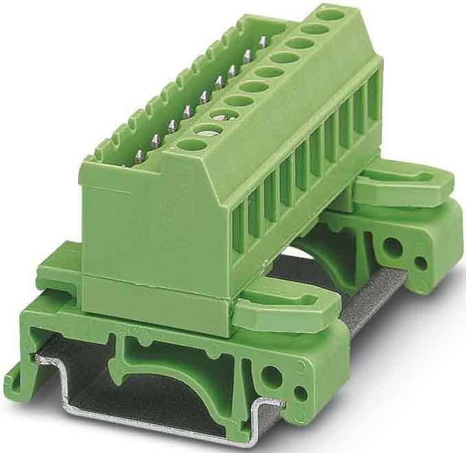 Phoenix Contact - Embase 12p, pas: 5.08 mm, 2.5 mm², 12 A, 320 V - UMSTBVK 2,5/12-G-5,08