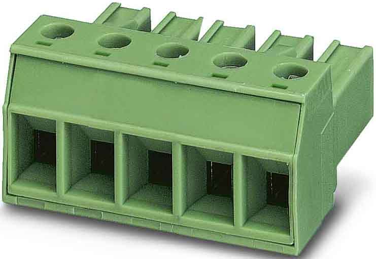 Phoenix Contact - Fiche débrochable 5p, pas: 7.62 mm, 4 mm², 20 A, 630 V - PC 4/ 5-ST-7,62