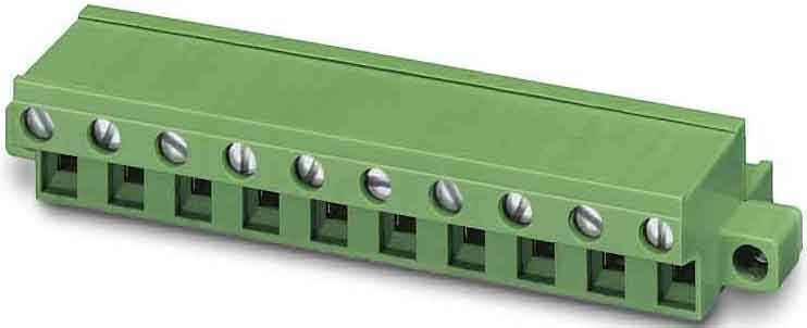 Phoenix Contact - Fiche débrochable 2p, pas: 7.62 mm, 2.5 mm², 12 A, 630 V - FRONT-GMSTB 2,5/ 2-ST