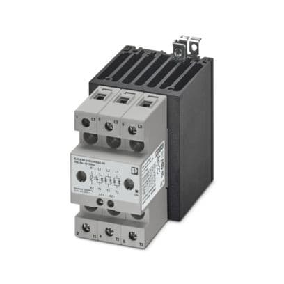 Phoenix Contact - Contacteur à semi-conducteurs triphasé 30A, cde 24DC ELR 3-SC-24DC/600AC-30