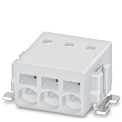 Phoenix Contact - Bornier C.I 6p, pas: 2.5 mm, 0.5 mm², 6 A, 160 V - PTSM 0,5/ 6-2,5-H SMD WH R44