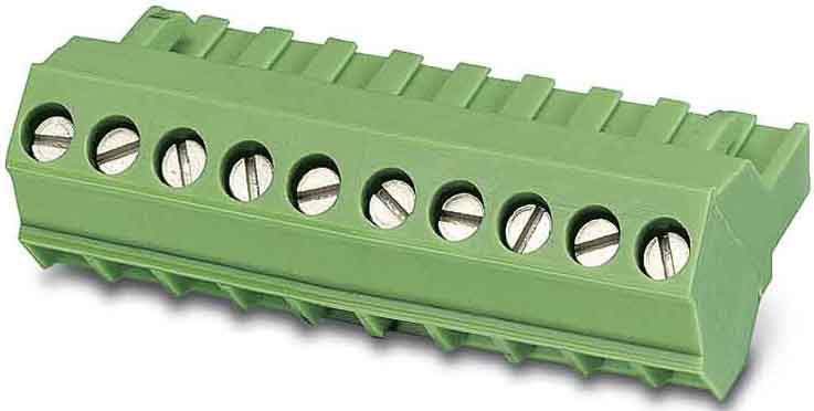Phoenix Contact - Fiche débrochable 8p, pas: 5.08 mm, 2.5 mm², 12 A, 320 V - SMSTB 2,5/ 8-ST-5,08