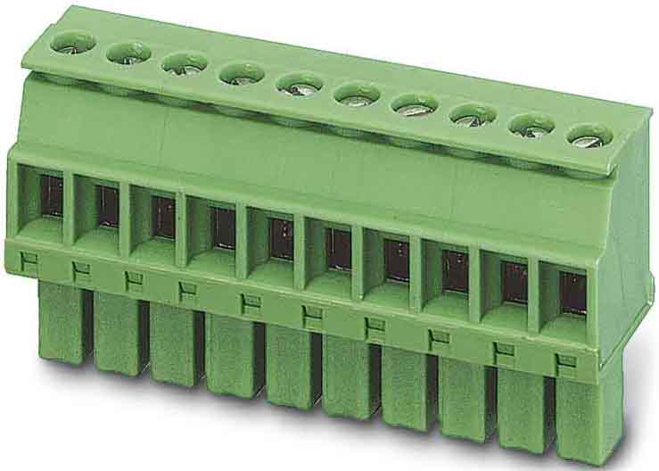Phoenix Contact - Fiche débrochable 5p, pas: 3.81 mm, 1.5 mm², 8 A, 160 V - MCVW 1,5/ 5-ST-3,81
