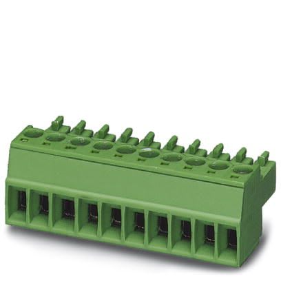 Phoenix Contact - Fiche débrochable 2p, pas: 3.81 mm, 1.5 mm², 8 A, 160 V - MC 1,5/ 2-ST-3,81 BK