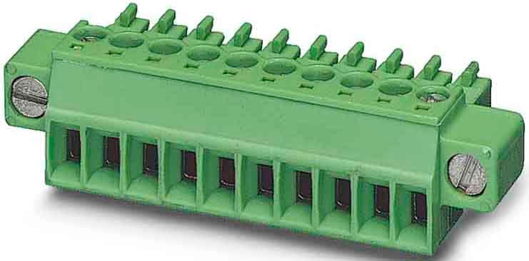 Phoenix Contact - Fiche débrochable 8p, pas: 3.81 mm, 1.5 mm², 8 A, 160 V - MC 1,5/ 8-STF-3,81