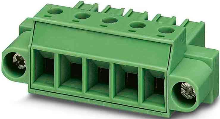 Phoenix Contact - Fiche débrochable 6p, pas: 7.62 mm, 4 mm², 20 A, 630 V - PC 4/ 6-STF-7,62