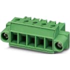 Phoenix Contact - Fiche débrochable 6p, pas: 7.62 mm, 4 mm², 20 A, 630 V - PC 4/ 6-STF-7,62