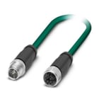 Phoenix Contact - Câble Bus, 8P Ethernet CAT6, vert, M12 mâle droit, M12 femelle droit, X, 11 m