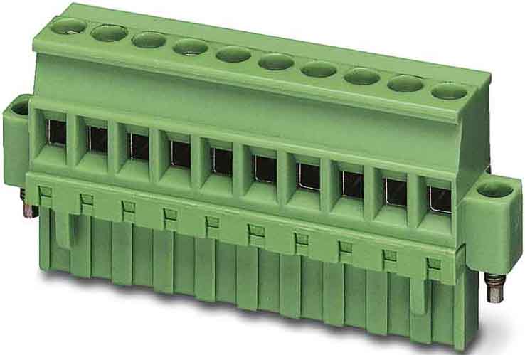 Phoenix Contact - Fiche débrochable 8p, pas: 5.08 mm, 2.5 mm², 12 A, 320 V - MVSTBR 2,5/ 8-STF-5,0