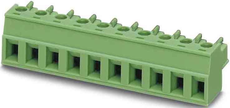 Phoenix Contact - Fiche débrochable 3p, pas: 5.08 mm, 1.5 mm², 8 A, 320 V - MC 1,5/ 3-ST-5,08