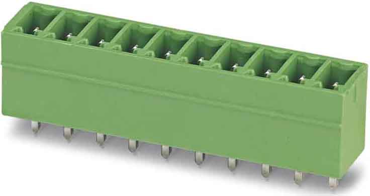 Phoenix Contact - Embase C.I 10p, pas: 3.81 mm, 1.5 mm², 8 A, 160 V - MCV 1,5/10-G-3,81