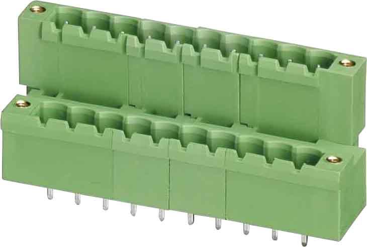 Phoenix Contact - Embase C.I 8p, pas: 5.08 mm, 2.5 mm², 10 A, 320 V - MDSTBV 2,5/ 8-GF-5,08