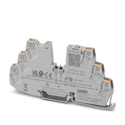 Phoenix Contact - PTCB E1 24DC/0.63A NO - Disjoncteur électronique 1 voie 24 VDC - 0,63 A - NO