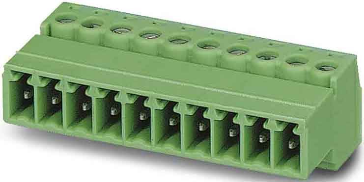 Phoenix Contact - Fiche débrochable 3p, pas: 3.81 mm, 1.5 mm², 8 A, 160 V - IMC 1,5/ 3-ST-3,81