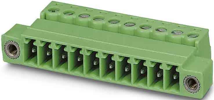 Phoenix Contact - Fiche débrochable 3p, pas: 3.81 mm, 1.5 mm², 8 A, 160 V - IMC 1,5/ 3-STGF-3,81