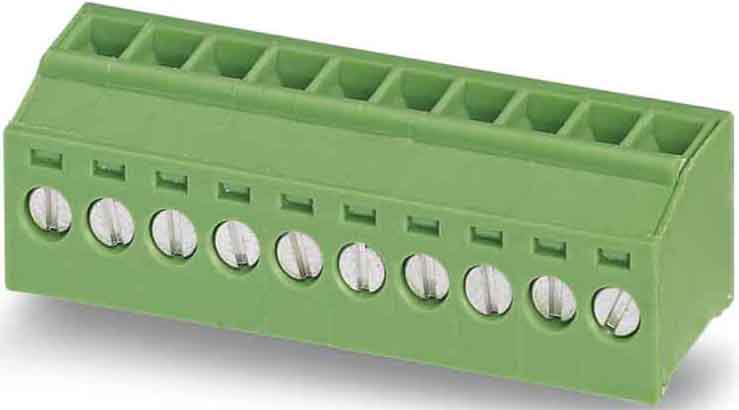 Phoenix Contact - Bornier C.I 4p, pas: 3.5 mm, 1.5 mm², 12 A, 160 V - MKDSFW 1,5/ 4-3,5