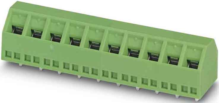 Phoenix Contact - Bornier C.I 2p, pas: 5.08 mm, 1.5 mm², 17.5 A, 400 V - SMKDSN 1,5/ 2-5,08