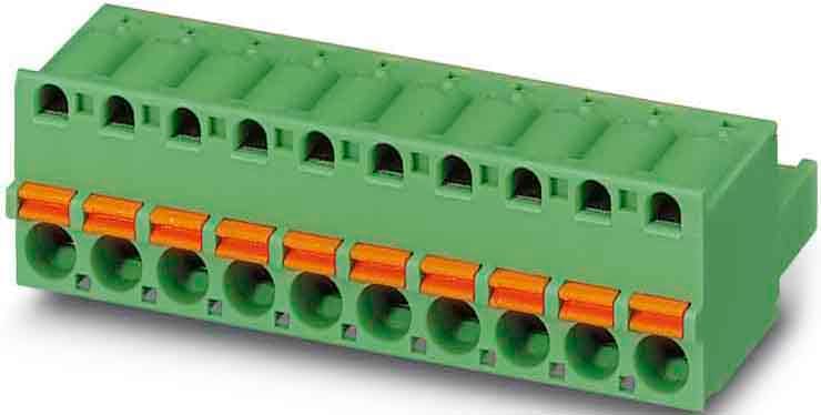 Phoenix Contact - Fiche débrochable 15p, pas: 5.08 mm, 2.5 mm², 12 A, 320 V - FKC 2,5/15-ST-5,08