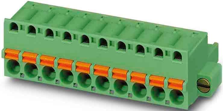 Phoenix Contact - Fiche débrochable 12p, pas: 5.08 mm, 2.5 mm², 12 A, 320 V - FKC 2,5/12-STF-5,08