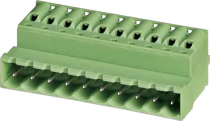 Phoenix Contact - Fiche débrochable 2p, pas: 5.08 mm, 2.5 mm², 12 A, 320 V - FKIC 2,5/ 2-ST-5,08