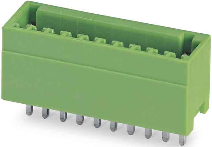Phoenix Contact - Embase C.I 12p, pas: 2.5 mm, 0.5 mm², 4 A, 160 V - MCV 0,5/12-G-2,5