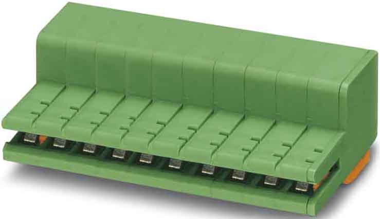 Phoenix Contact - Fiche débrochable 2p, pas: 5 mm, 1.5 mm², 10 A, 320 V - ZEC 1,5/ 2-ST-5,0 C2 R1,