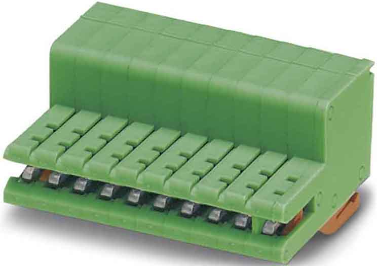 Phoenix Contact - Fiche débrochable 6p, pas: 3.5 mm, 1 mm², 8 A, 200 V - ZEC 1,0/ 6-ST-3,5 C1 R1,6