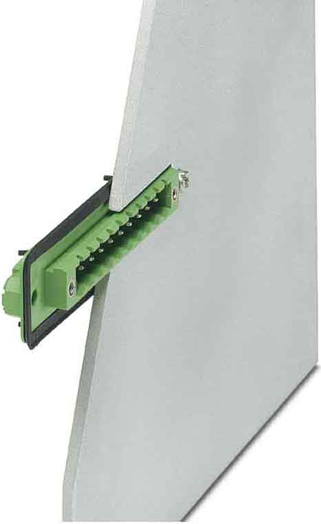 Phoenix Contact - Embase en traversée de paroi 3p, pas: 5.08 mm, 2.5 mm², 12 A, 320 V - DFK-MSTBVA