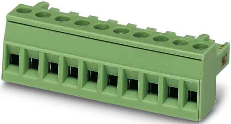 Phoenix Contact - Fiche débrochable 8p, pas: 5 mm, 2.5 mm², 16 A, 320 V - MSTBT 2,5 HC/ 8-ST