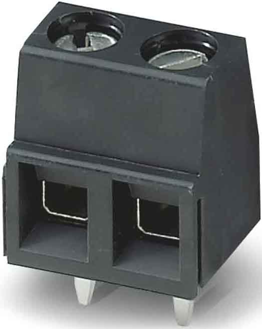 Phoenix Contact - Bornier C.I 2p, pas: 5.08 mm, 1.5 mm², 13.5 A, 320 V - MKDSN 1,5/ 2-5,08 HT BK