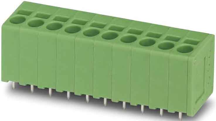 Phoenix Contact - Bornier C.I 8p, pas: 5 mm, 2.5 mm², 24 A, 400 V - SPT 2,5/ 8-V-5,0