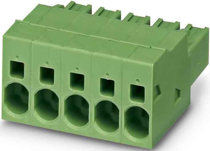 Phoenix Contact - Fiche débrochable 2p, pas: 7.62 mm, 6 mm², 41 A, 1000 V - SPC 5/ 2-ST-7,62