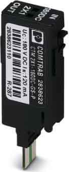 Phoenix Contact - Fiche de protection 2 fils pour ligne RTC 110V Imax: 10kA (8/20) - Uc: 180V