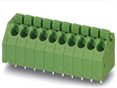 Phoenix Contact - Bornier C.I 2p, pas: 3.5 mm, 1.5 mm², 8 A, 250 V - PTSA 1,5/ 2-3,5-F