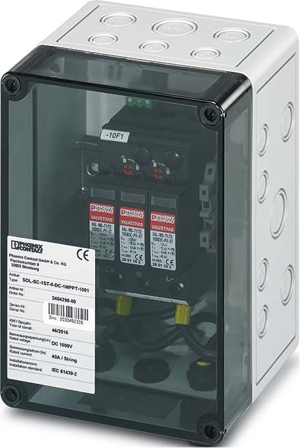 Phoenix Contact - Solutions-Coffret-PV-SOL-SC-1ST-0-DC-1MPPT-2001