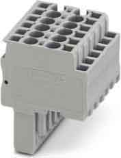 Phoenix Contact - SPDB 2,5/ 1 GNYE - Connecteur COMBI à ressort
