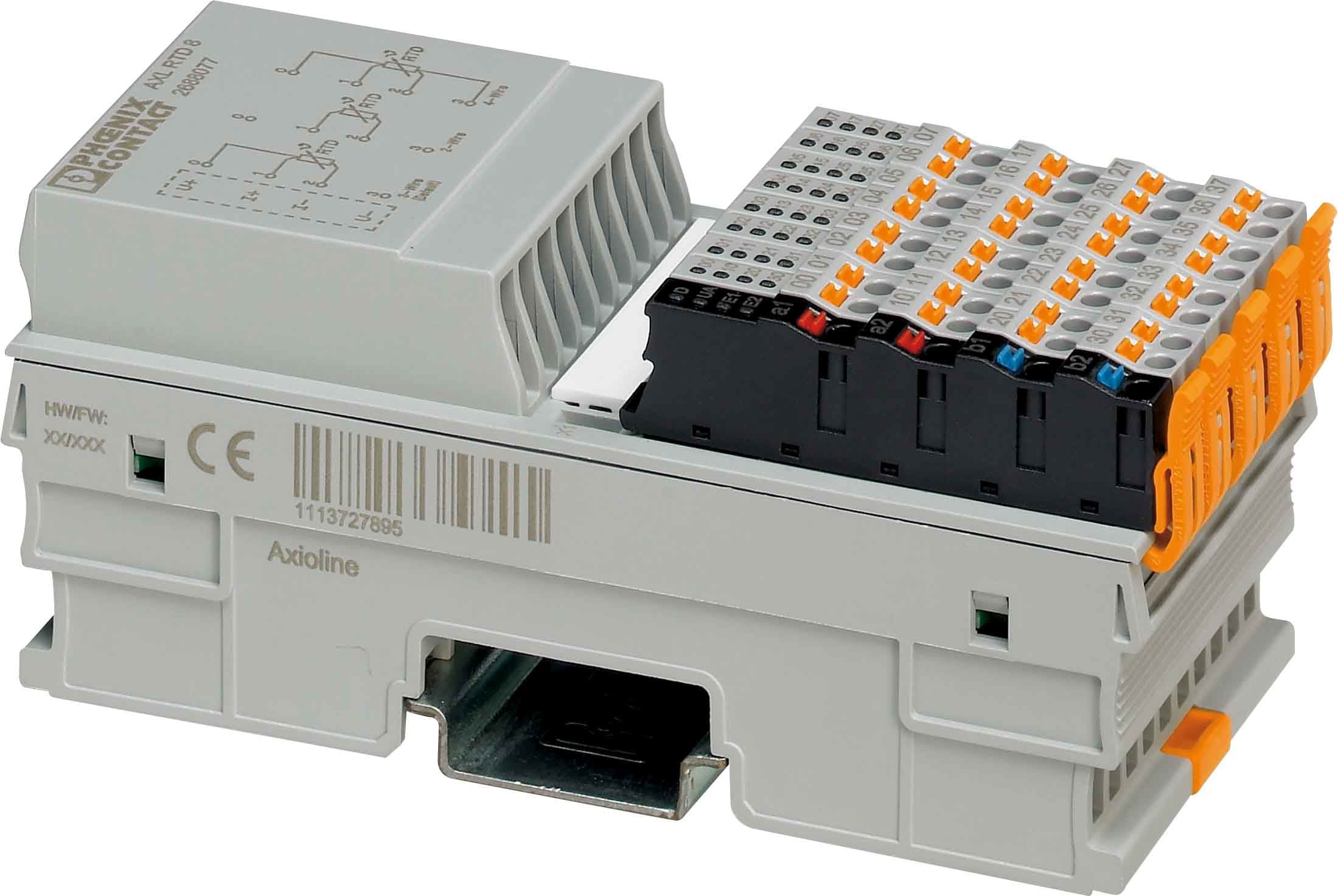 Phoenix Contact - AXL F RTD8 1F - AXL F RTD8 1FAXL F RTD8 1F - -AXIOLine-Module analogique