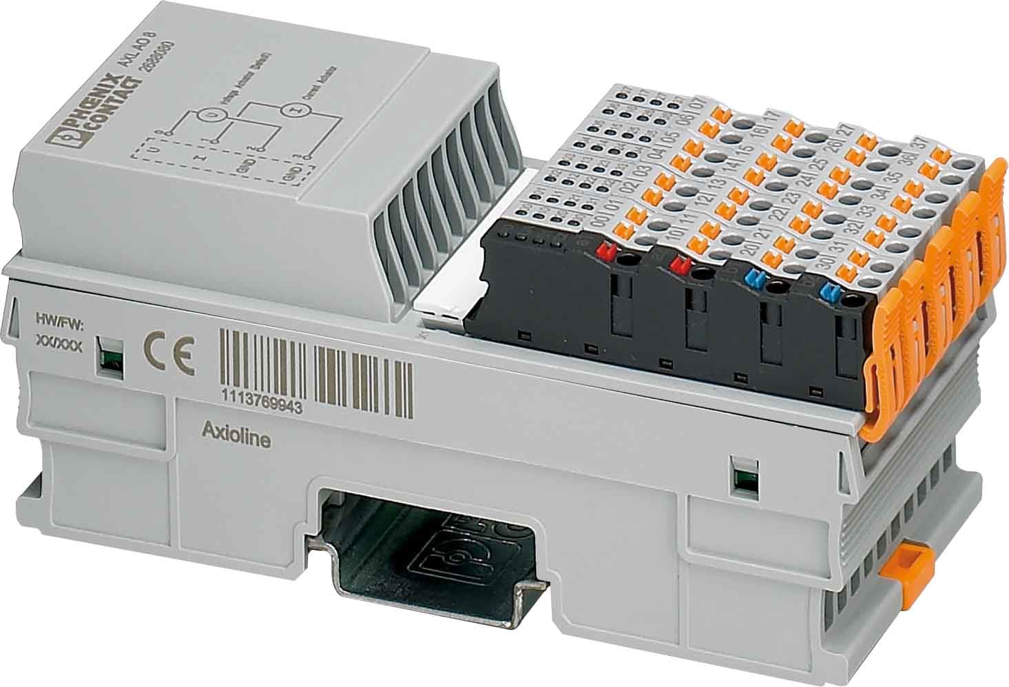 Phoenix Contact - AXL F AO8 1F - AXL F AO8 1FAXL F AO8 1F - -AXIOLine-Module analogique
