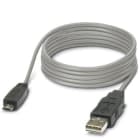 Phoenix Contact - Automates Industriel-PCWorx- CâbleUSB A/MICRO USB B/2,0M